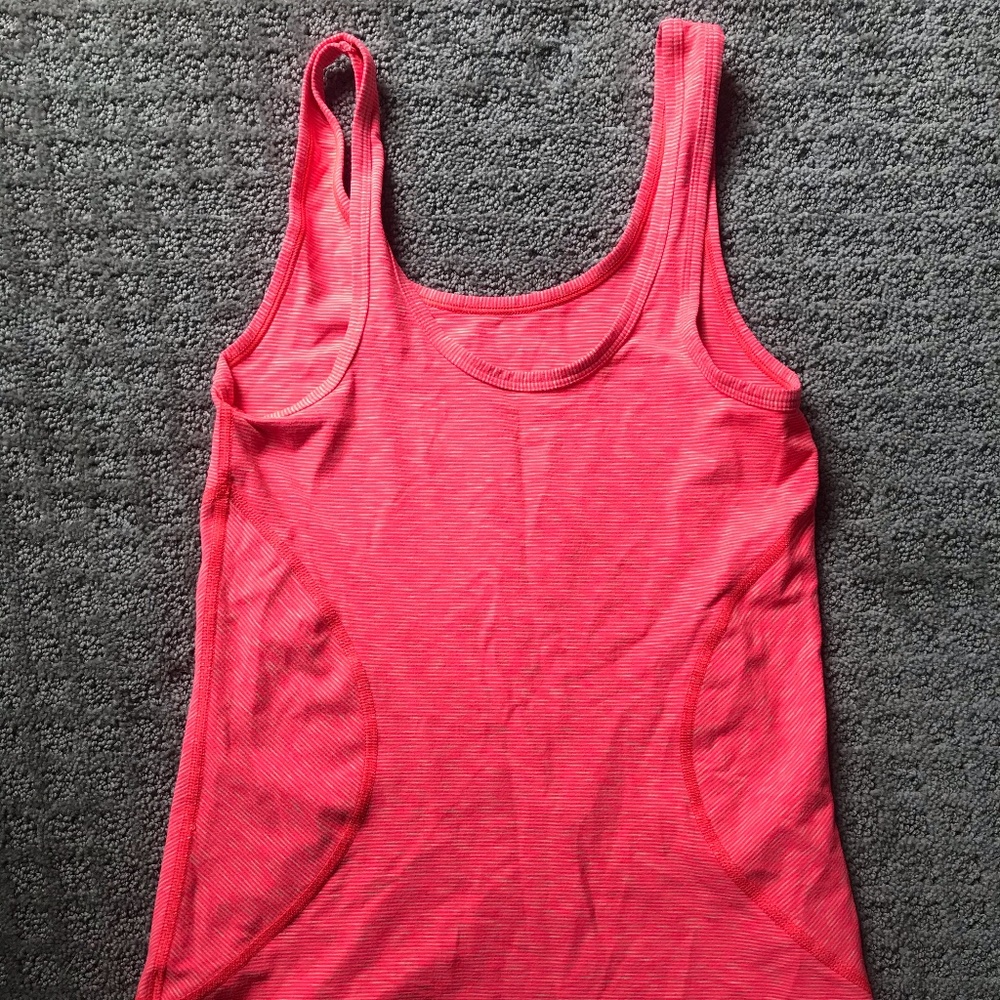Pink yoga top